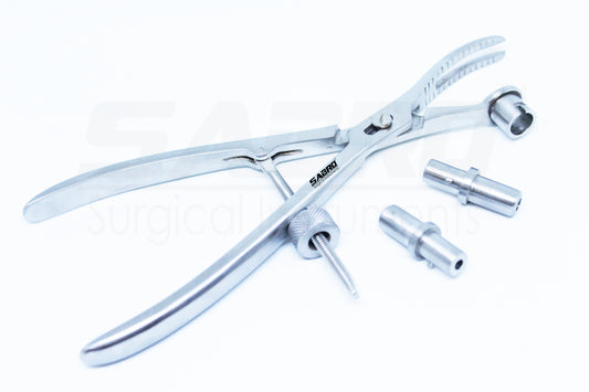 Plate And Bone Holding Forceps With Drill Sleeves